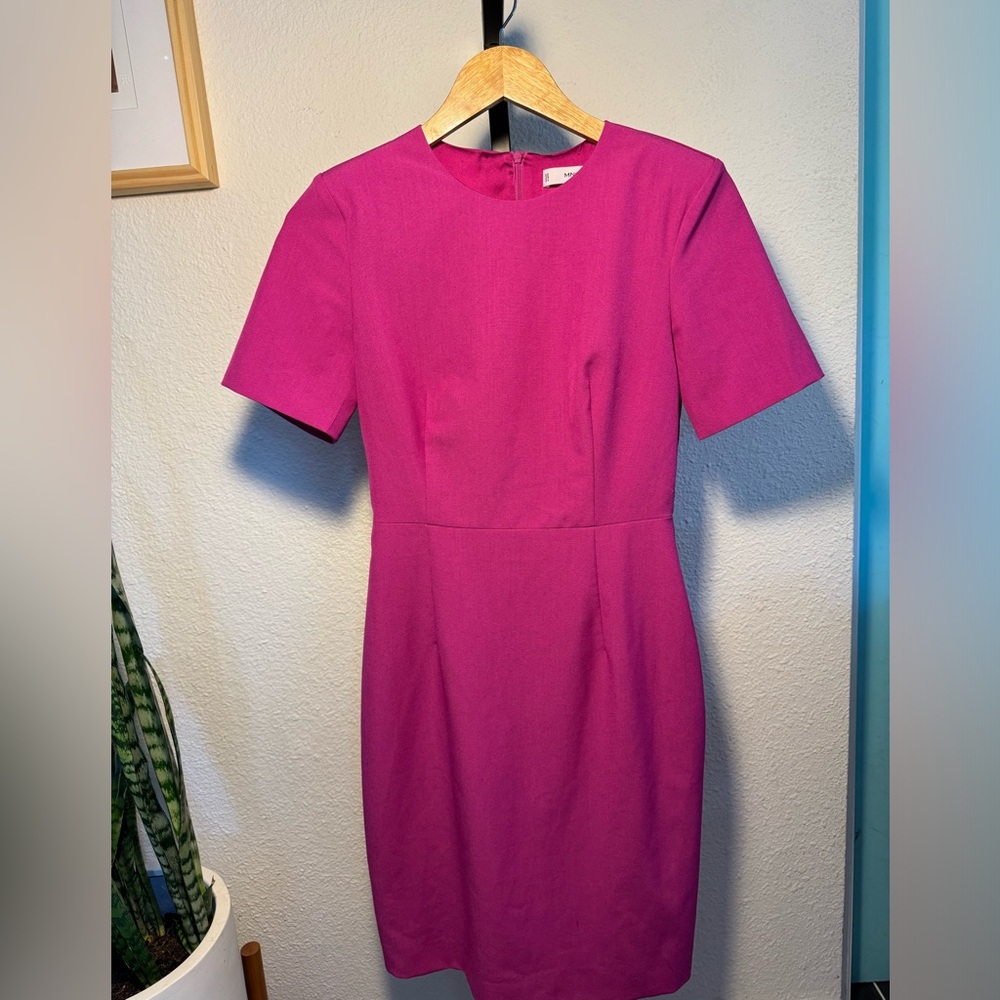 Mango hot party pink dress, size extra small/2.